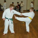 Children Training at Burnham Karate Club